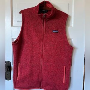 Women’s Patagonia Fleece Vest - Red XL